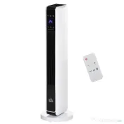 HOMCOM Încălzitor electric oscilant 1100/2200 W PTC — telecomandă, temporizator 8h 