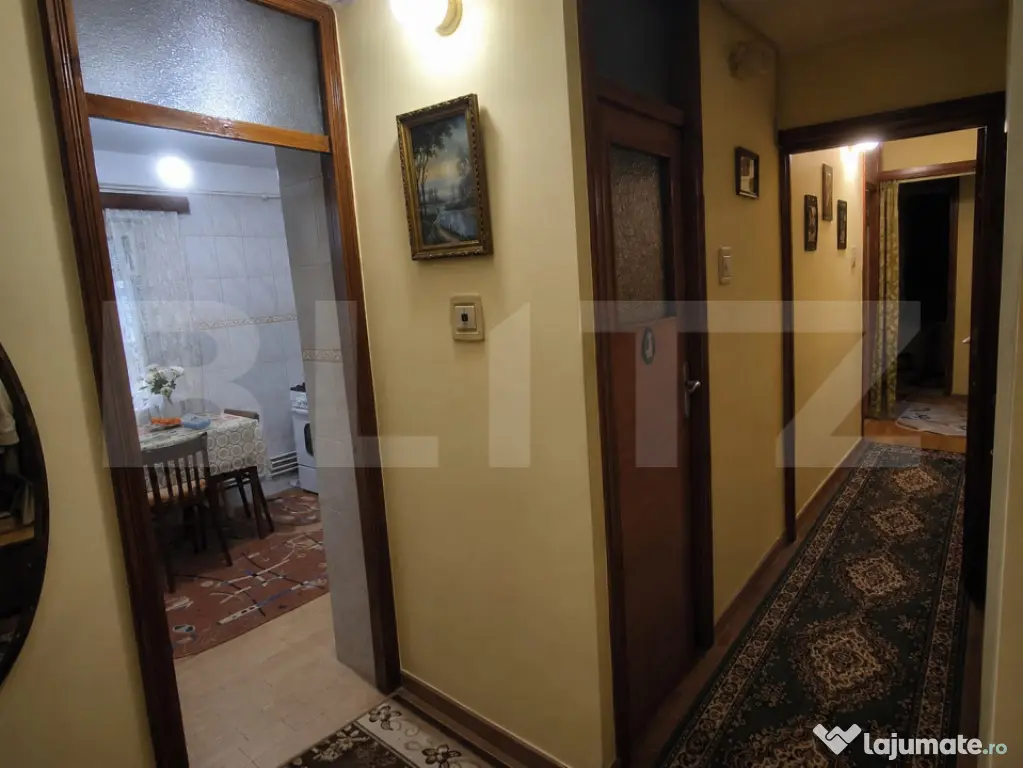 Apartament 3 camere deco, 68 mp utili+balcon, et.2, langa pa