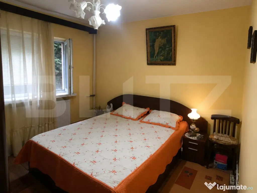 Apartament 3 camere deco, 68 mp utili+balcon, et.2, langa pa