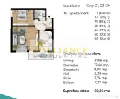 Apartament 2 camere decomandat [ 750m metrou Berceni] 