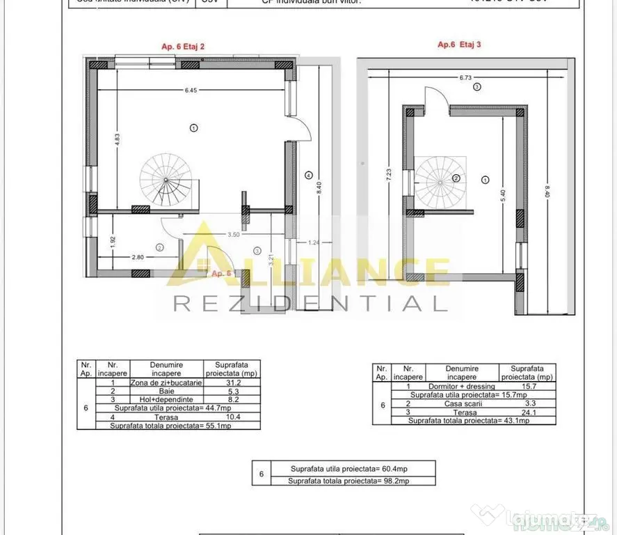Apartament 2 camere tip Duplex 10 min Metrou Berceni - Popesti Leordeni (Bucuresti-Ilfov)