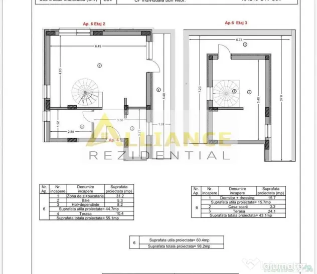 Apartament 2 camere tip Duplex 10 min Metrou Berceni - Popesti Leordeni (Bucuresti-Ilfov)