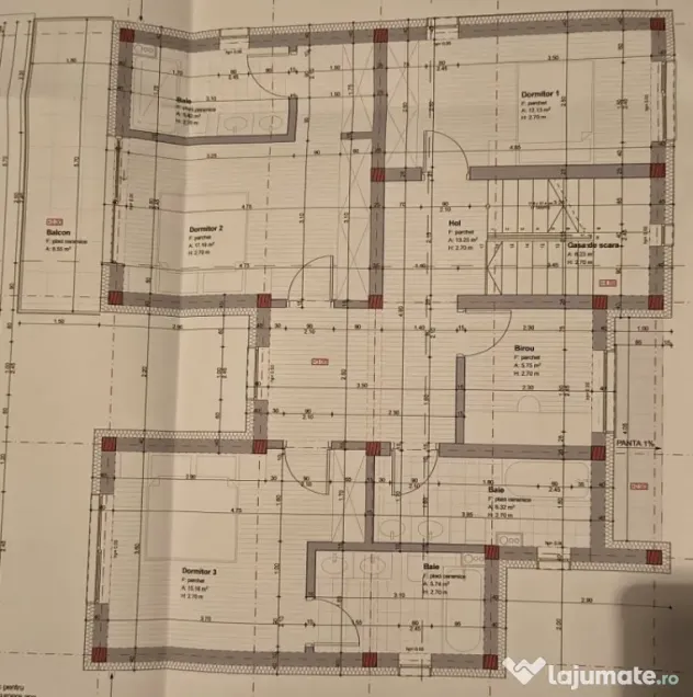 Casa individuala 5 camere 187 mp si teren 350 mp in Cluj zon