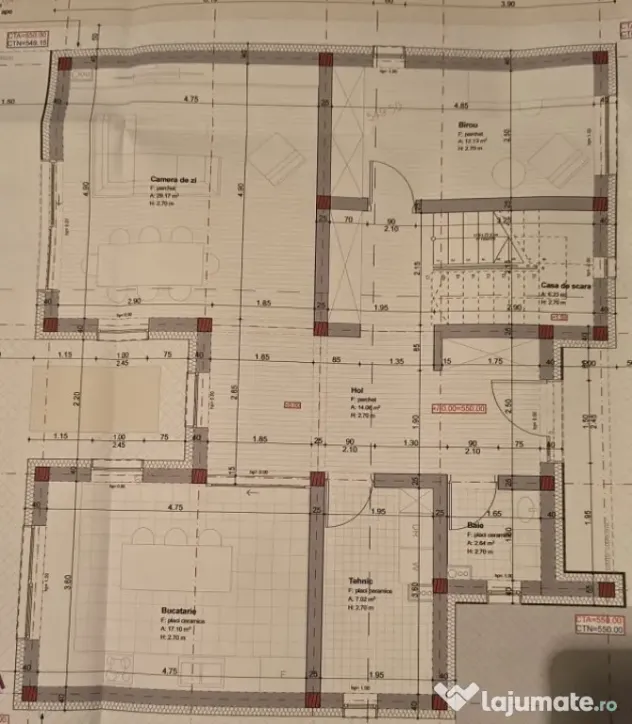 Casa individuala 5 camere 187 mp si teren 350 mp in Cluj zon