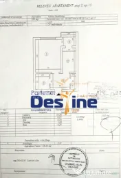 Apartament 1 cameră 38 mp etaj 2 mobilat și utilat