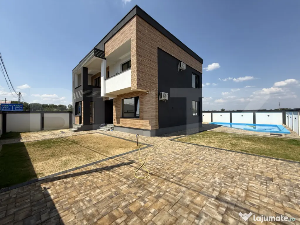 Casa P+1 cu piscina, 155 mpu si teren 490 mp, zona sudica