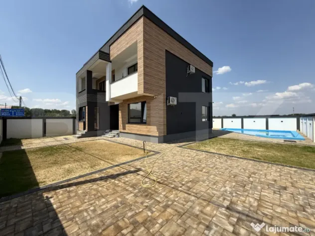 Casa P+1 cu piscina, 155 mpu si teren 490 mp, zona sudica