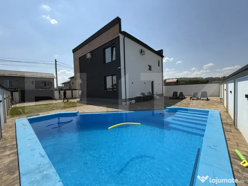 Casa P+1 cu piscina, 155 mpu si teren 490 mp, zona sudica