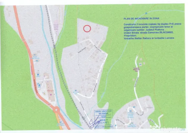 Nou! Investiție Sinaia-Cumpătu: Teren 1.724 mp cu Proiect