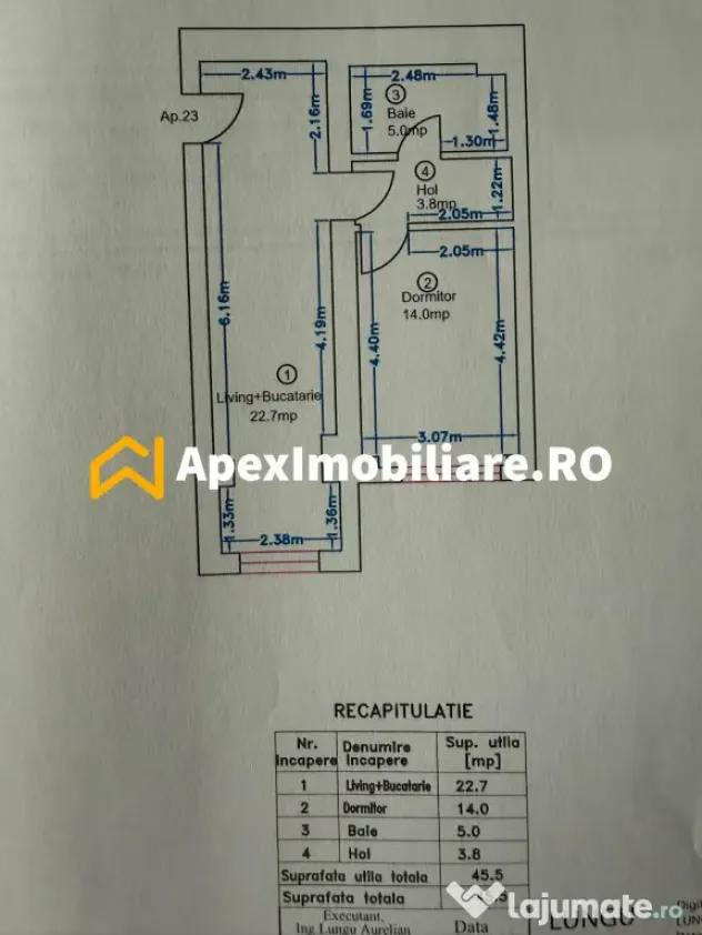 Apartament 2 camere de inchiriat Pipera București | ApexImo