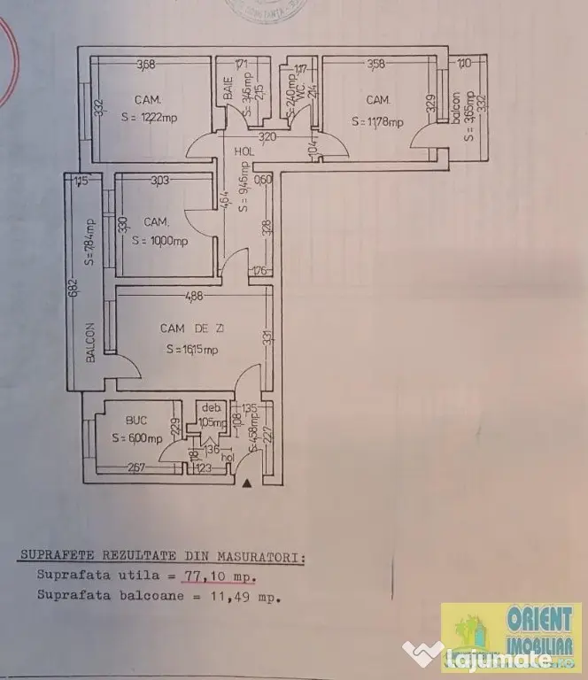 Tomis Nord, apartament 4 camere de vanzare, parter, gaze, mobilat