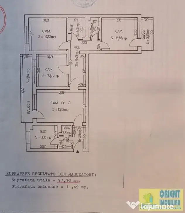 Tomis Nord, apartament 4 camere de vanzare, parter, gaze, mobilat