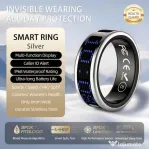 Inel Inteligent Smart Ring cu Monitorizare Avansata, Puls, Pasi, Somn Afisaj LED