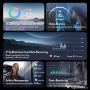 Inel Inteligent Smart Ring cu Monitorizare Avansata, Puls, Pasi, Somn Afisaj LED