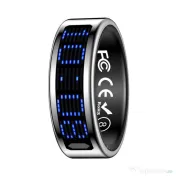 Inel Inteligent Smart Ring cu Monitorizare Avansata, Puls, Pasi, Somn Afisaj LED