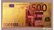 Amuleta Feng Shui - bancnota euro, 15 cm