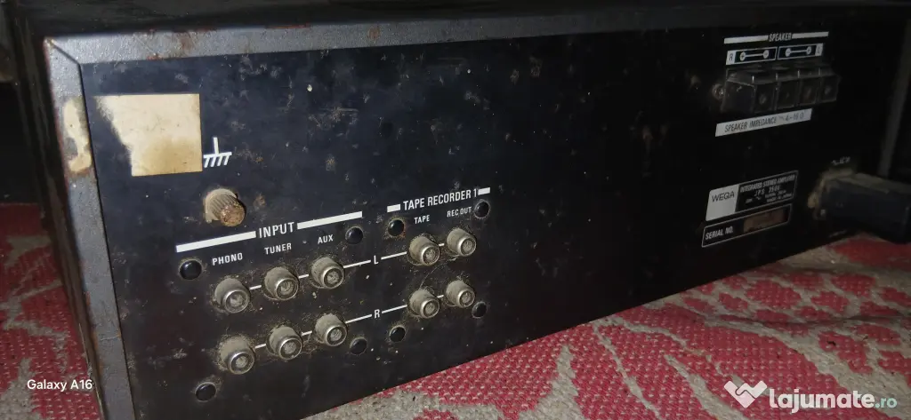 Amplificator Vintage Wega JPS 350V - Made in Japan