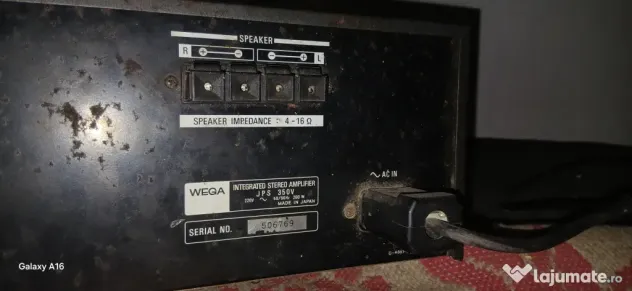 Amplificator Vintage Wega JPS 350V - Made in Japan