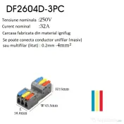 Conectori tip Wago cleme rapide conector splitter