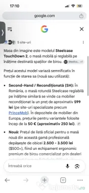 Mese din lemn și metal noi 