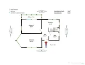 Apartament 2 camere, 51 mp in vila Zona pod IRA Cluj