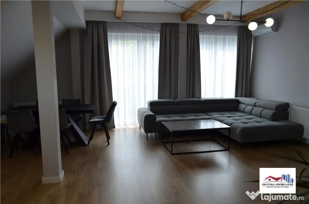 Ap. Nou 3 Camere si 2 Bai Mobilat si Utilat cu Parcare Priva