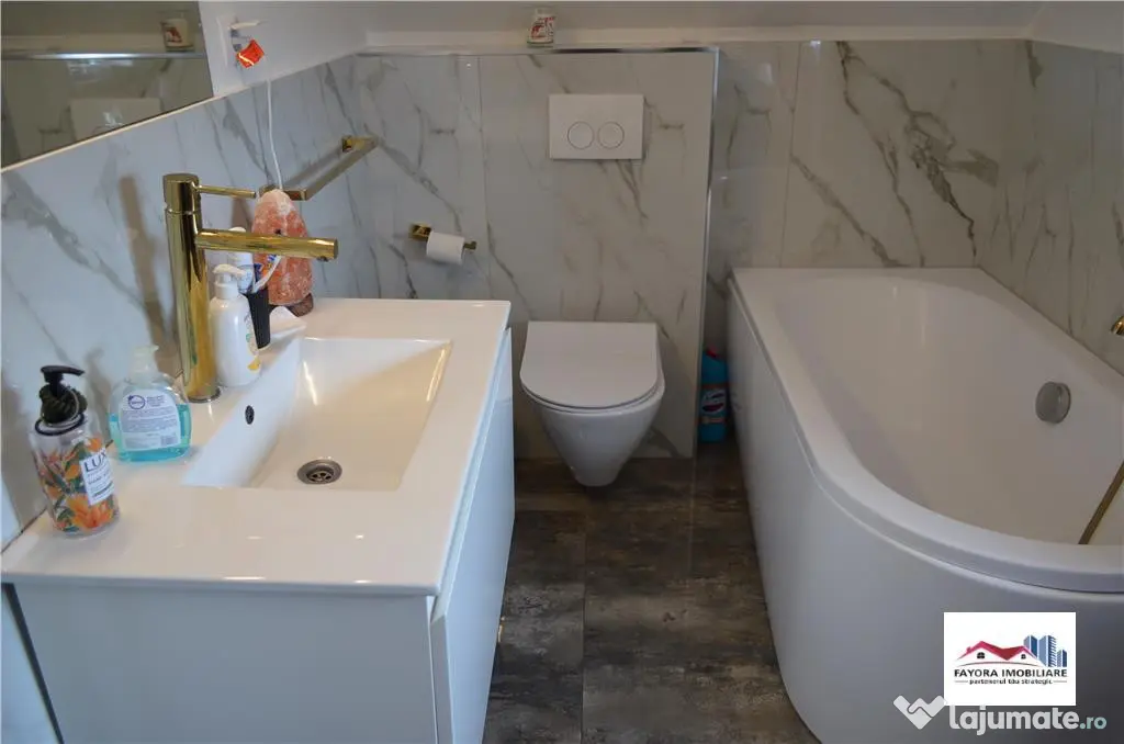 Ap. Nou 3 Camere si 2 Bai Mobilat si Utilat cu Parcare Priva