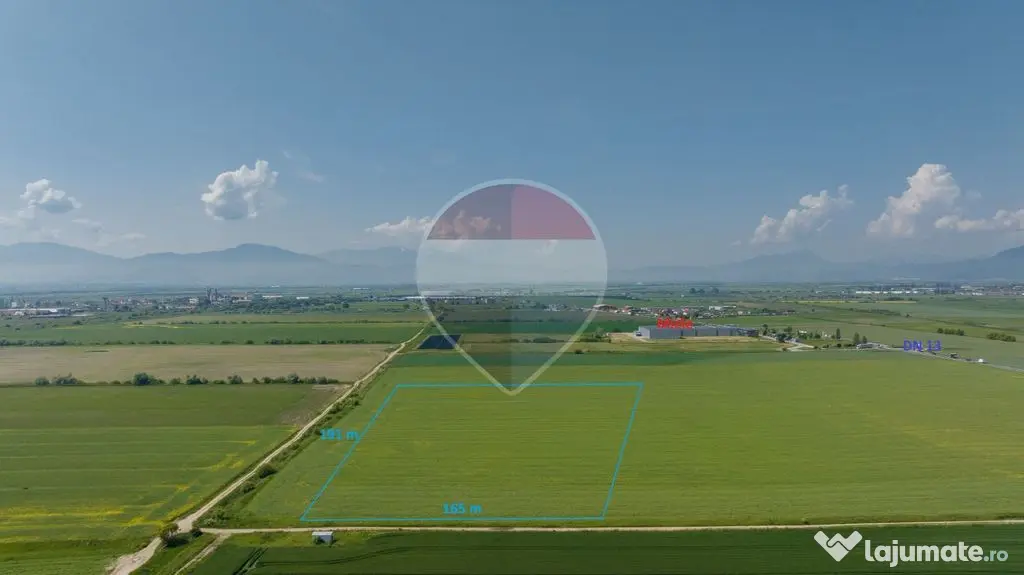 Teren industrial de vânzare – DN13, Feldioara, Brasov!