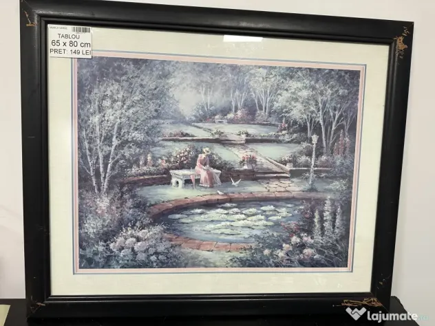 6 buc Tablouri Diverse Ilustratii; Tablou Vintage cu Rama; Ilustratii; Picturi
