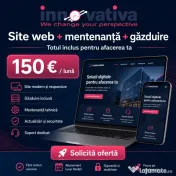 Site web complet + mentenanță + găzduire