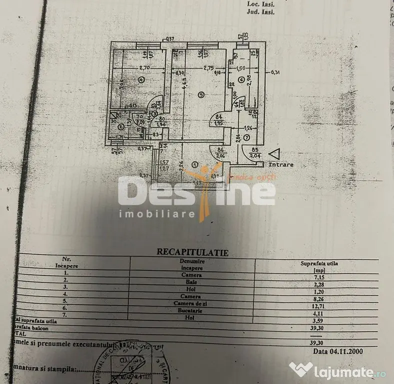 Podu Ros - Apartament 3 camere semidecomandat, MOBILAT ș... - Iasi (Iasi)