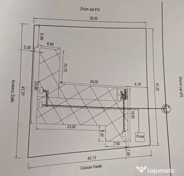 Spatiu comercial Sat Otetoaia, comuna Lunca Banului, Husi...