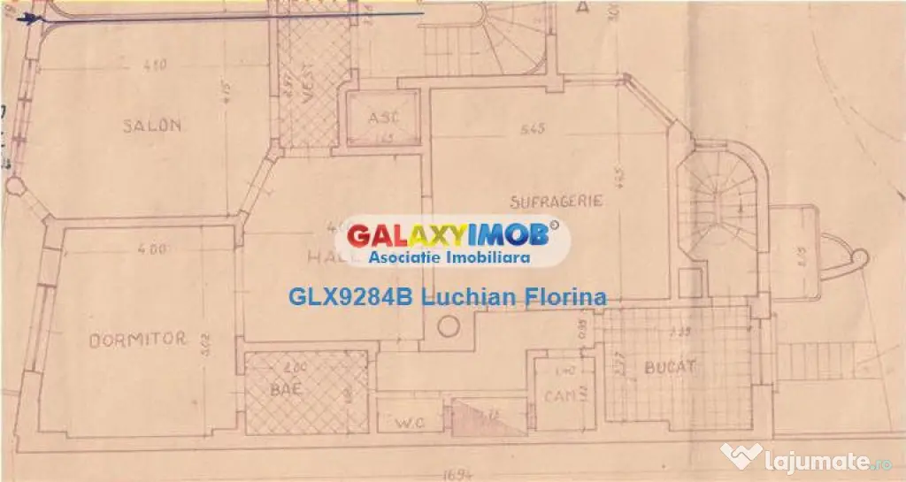 Apartament 3 camere, decomandat, boxa I Occidentului