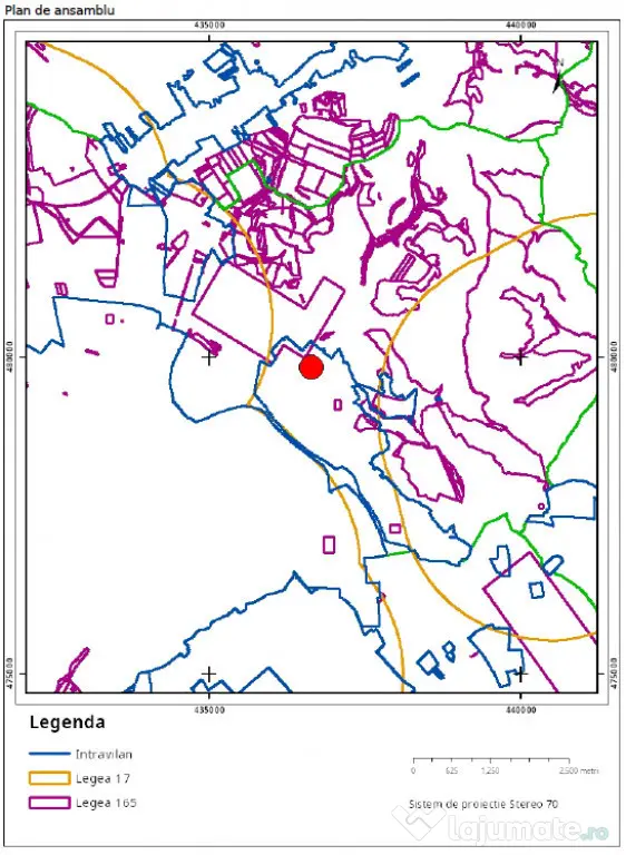 Teren intravilan de vanzare - Str. Salcamilor - Mun. Sibiu - 1296mp