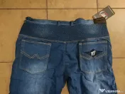 Pantaloni blugi moto Alpha Head, noi, cu protectii solduri si genunchi, marimea 44 