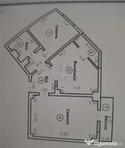 Dambovita - 2 Camere - Etaj intermediar - Decomandat - Centr 