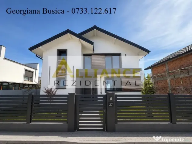 Vila individuala P+M || 5 camere 2 bai || 260mp teren