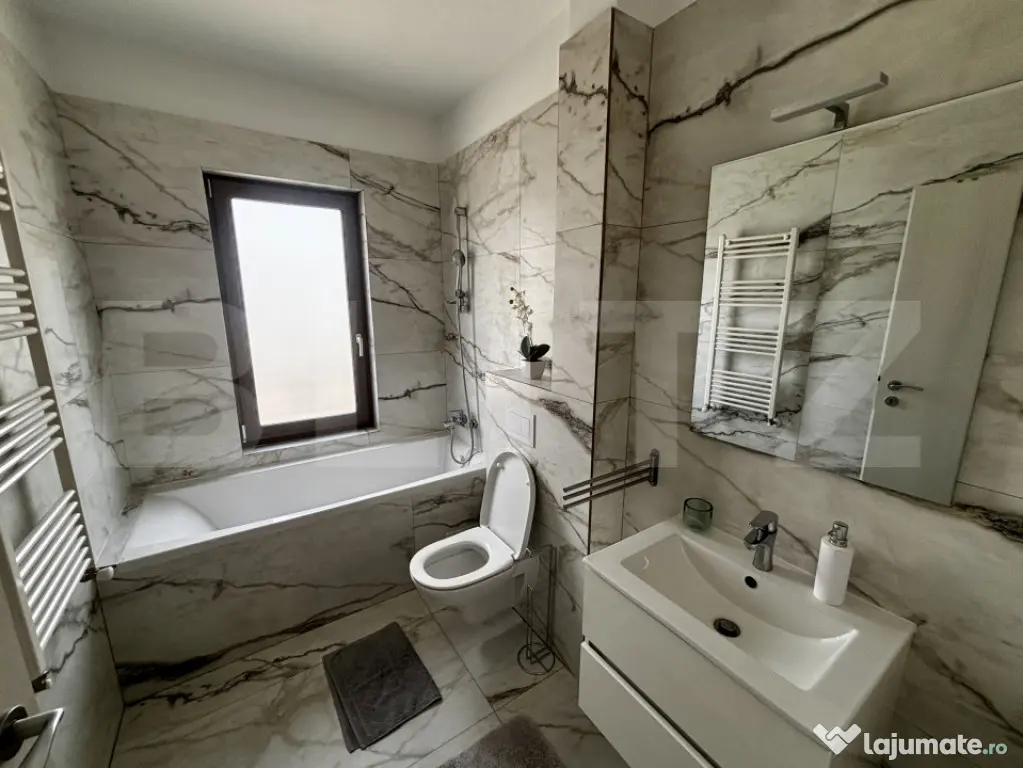 Apartament 2 camere în Dumbrăvița, 58 mp, 2 parcări, cen