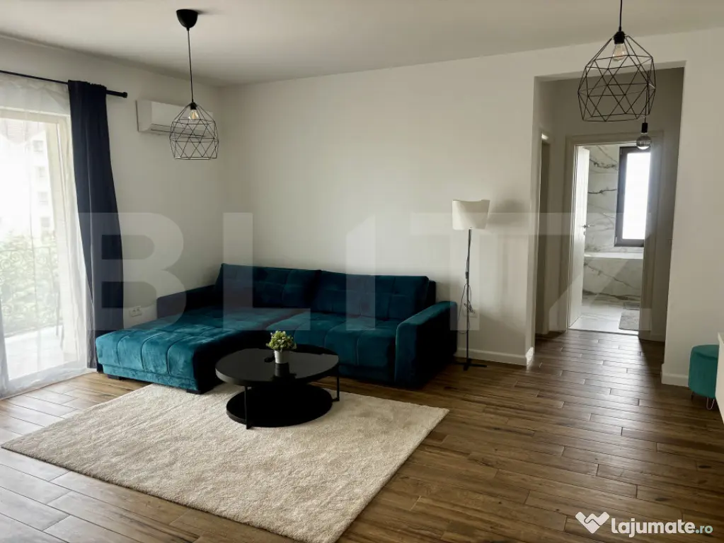Apartament 2 camere în Dumbrăvița, 58 mp, 2 parcări, cen