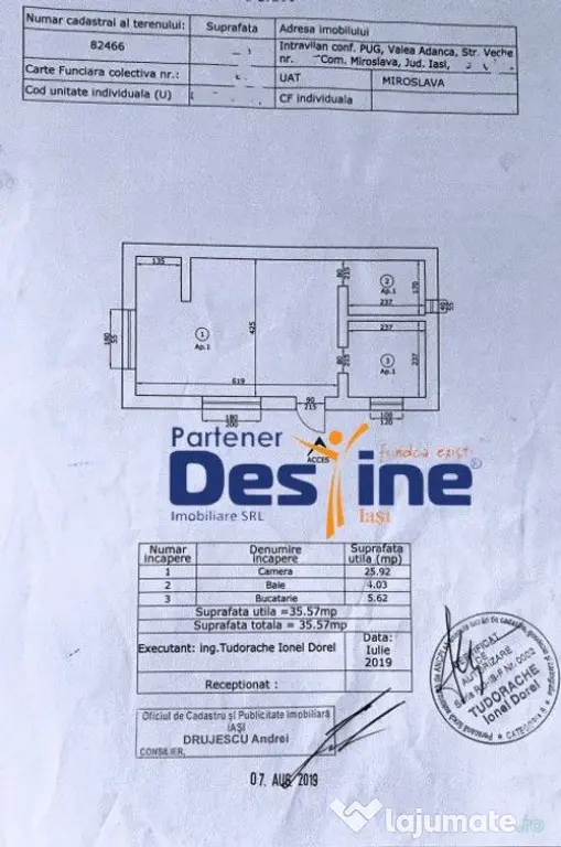 Chirie - Apartament 1 mobilat si utilat, loc de parcare, CUG