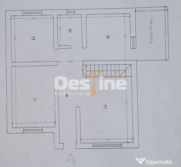 Casă LUNCA CETĂȚUII, 3 camere, decomandat, 82 mp, mans... - Lunca Cetatuii (Iasi)