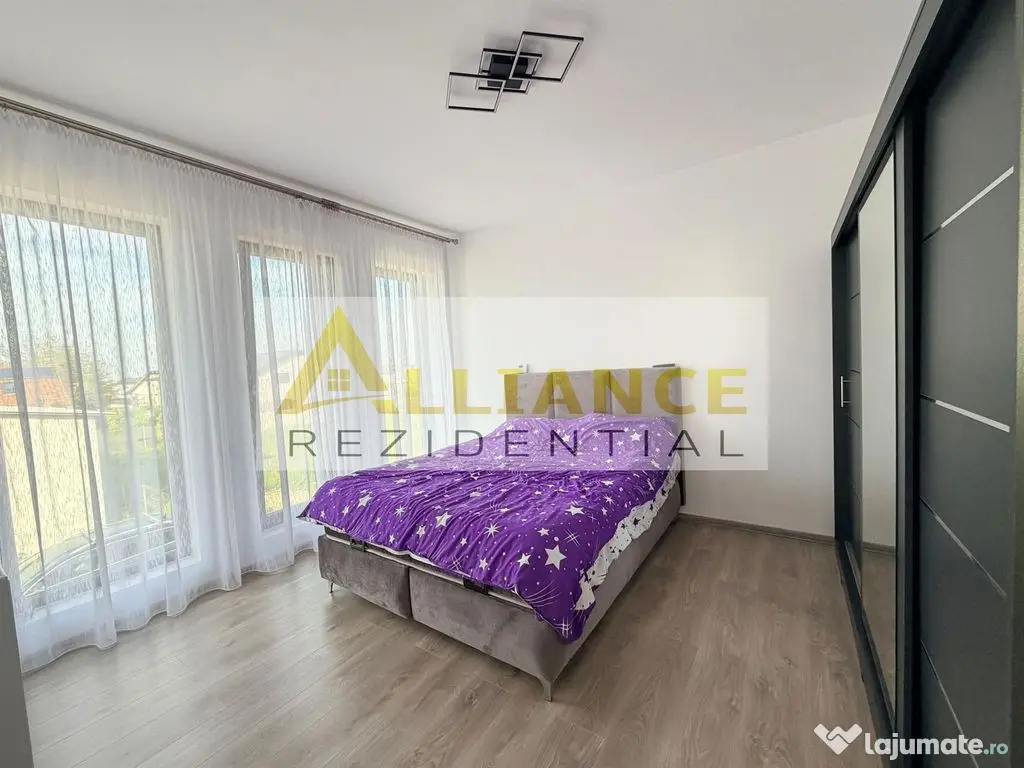 Duplex mobilat si utilat - 4 camere -2 bai