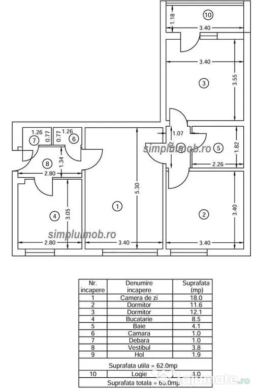 3 camere 66mp zona parc IOR Titan sect 3