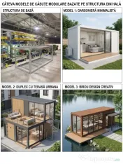 Casute modulare, containere 6000x3000 si 6000x2430 producator 