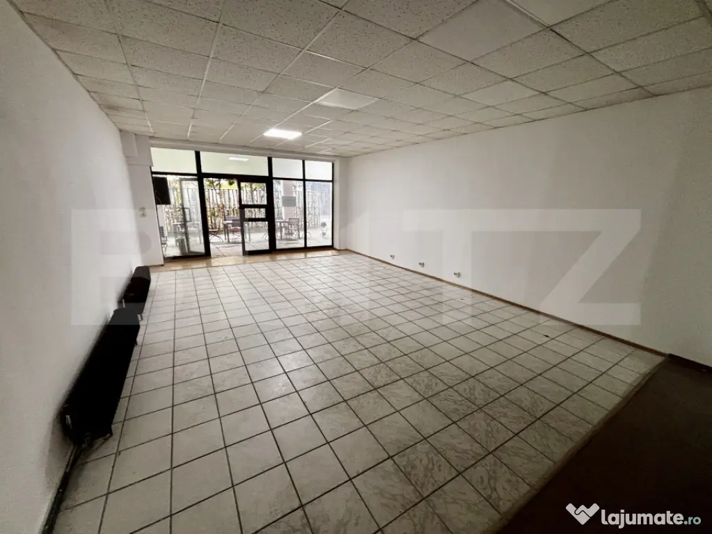 Spațiu comercial 80 mp cu VAD excelent și curent trifazic