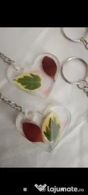 Brelocuri cu frunze naturale