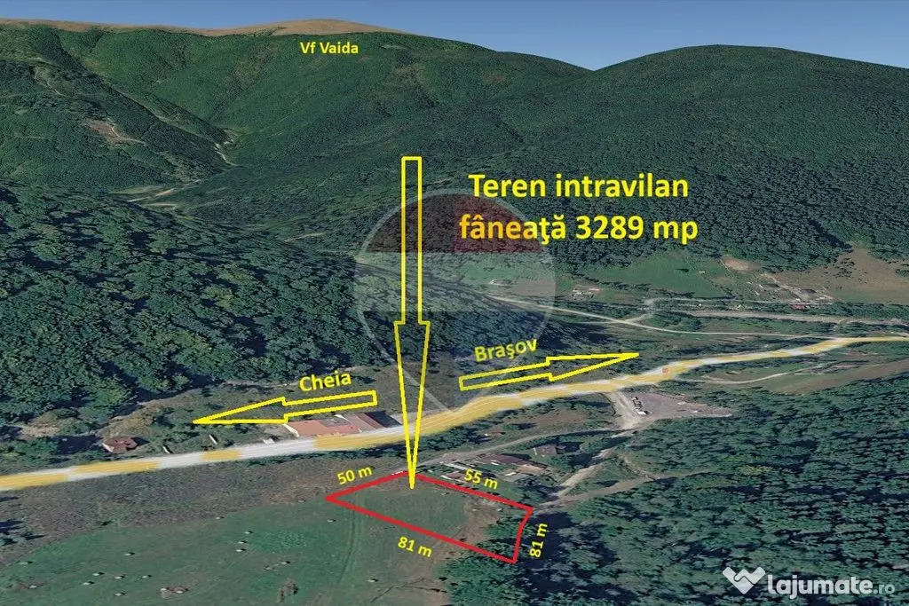 Teren intravilan, 3289 mp, Săcele - Babarunca
