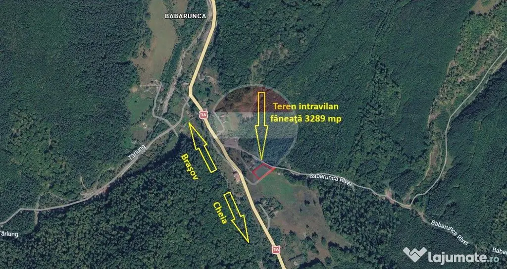 Teren intravilan, 3289 mp, Săcele - Babarunca
