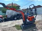 Miniexcavator Lubeck X12 nou 1200 kg ! Trei cupe si picon 