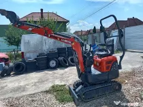 Miniexcavator Lubeck X12 nou 1200 kg ! Trei cupe si picon